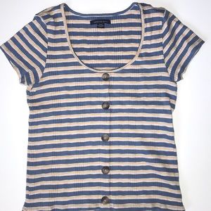 American Eagle Slim Fit cropped Top